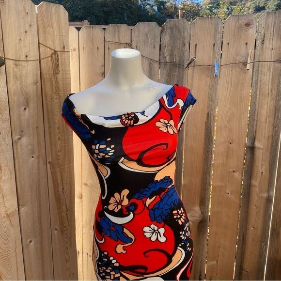 STAUD- GENEVIEVE DRESS IN SEASIDE FLORAL size XS - Picture 10 of 16